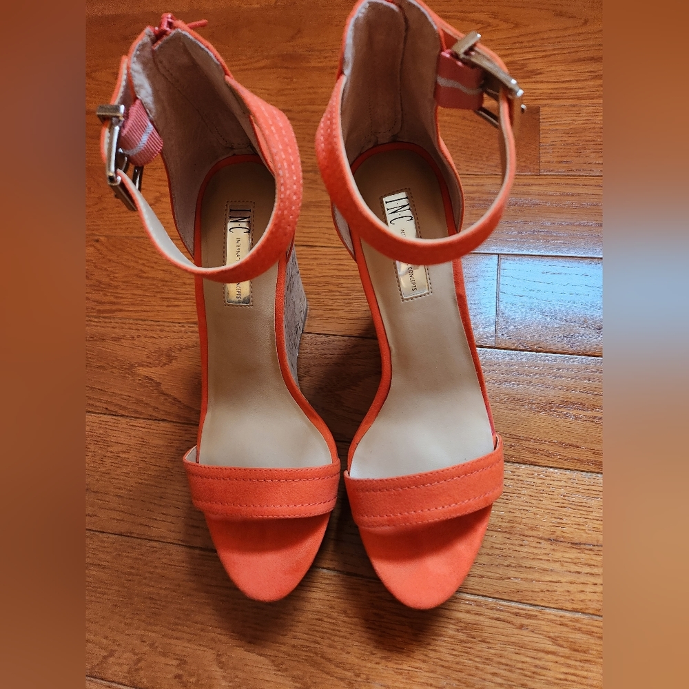 INC wedge sandals